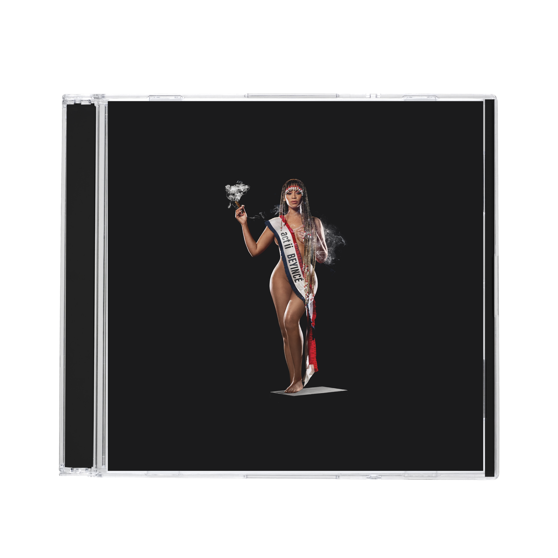 COWBOY CARTER LIMITED EDITION COVER CD MERCH BUNDLE (BLACK TEE)