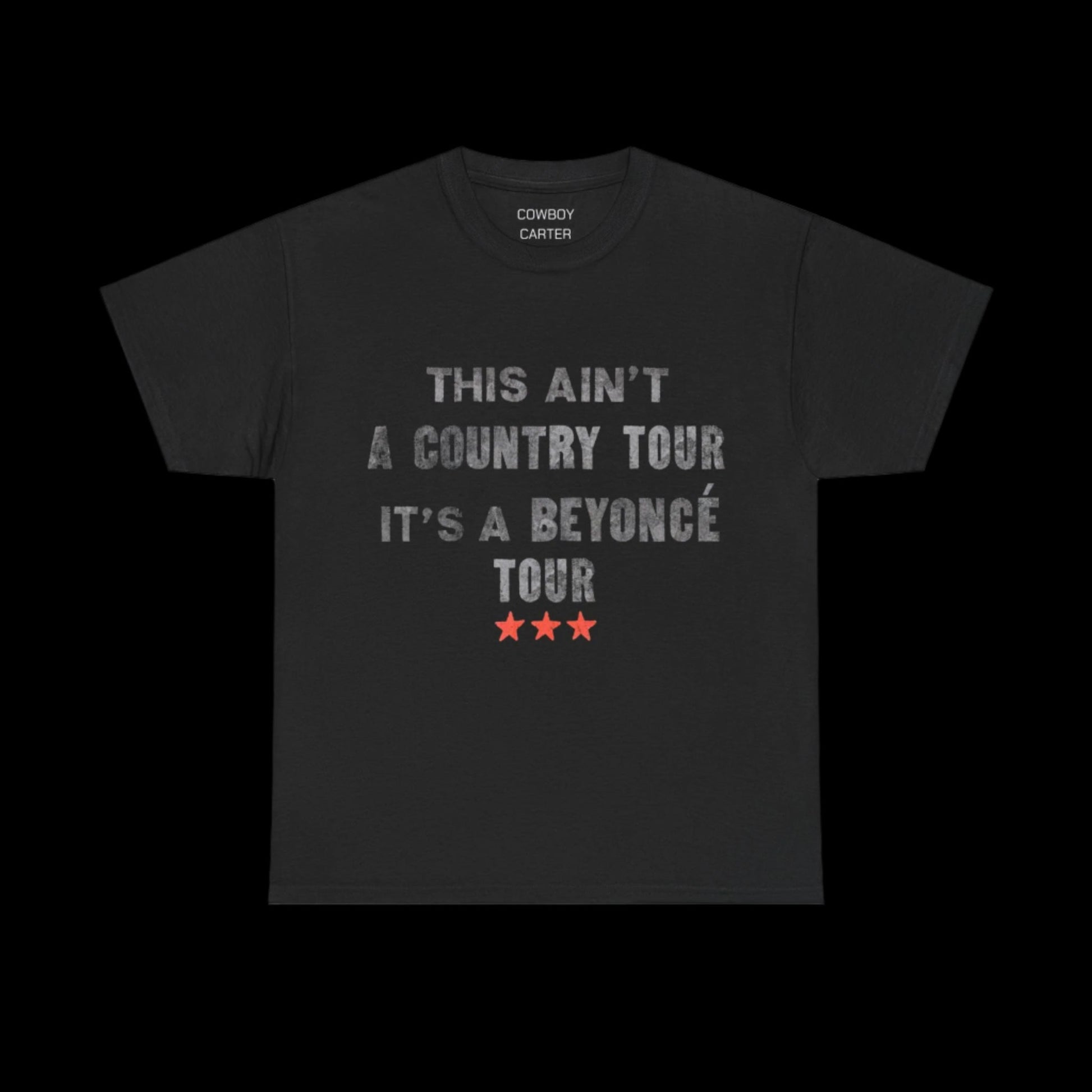 Beyonce Merch - Cowboy Carter This Ain't A Country Tour Black Tee