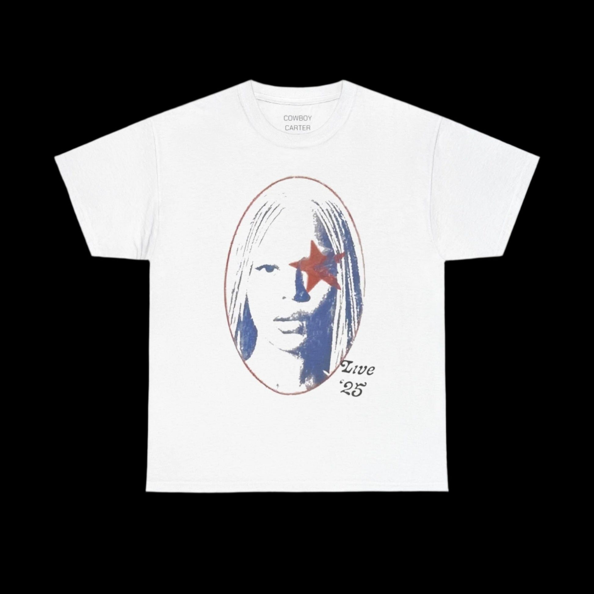 Beyonce Merch - Cowboy Carter Horseshoe White Tee