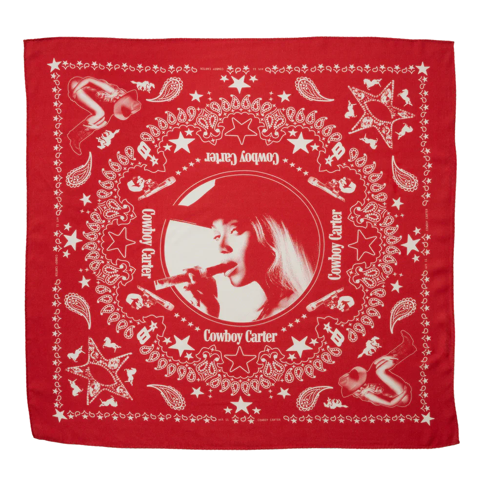COWBOY CARTER SATIN BANDANA