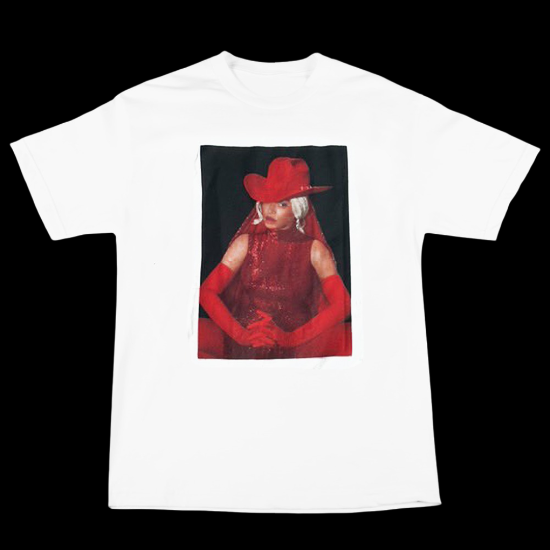 Beyonce Merch - Cowboy Carter Red Los Angeles Tour Tee