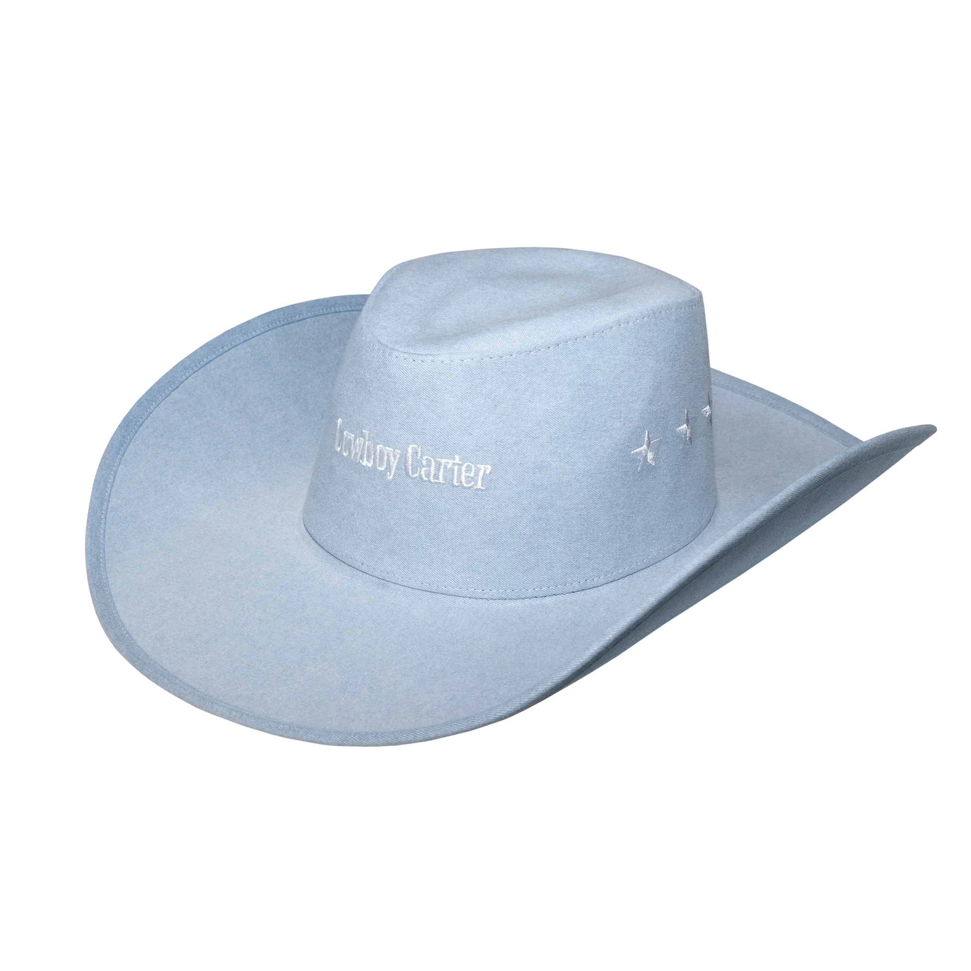 COWBOY CARTER DENIM COWBOY HAT